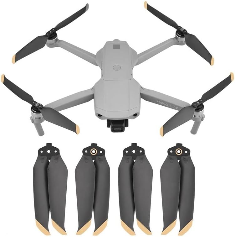 XNasu 7238F Propellers for DJI Mavic Air 2 AIR 2S Foldable Low Noise Props Quick Release Props Helice Blade Wing Fans Drone Accessory (Color  2