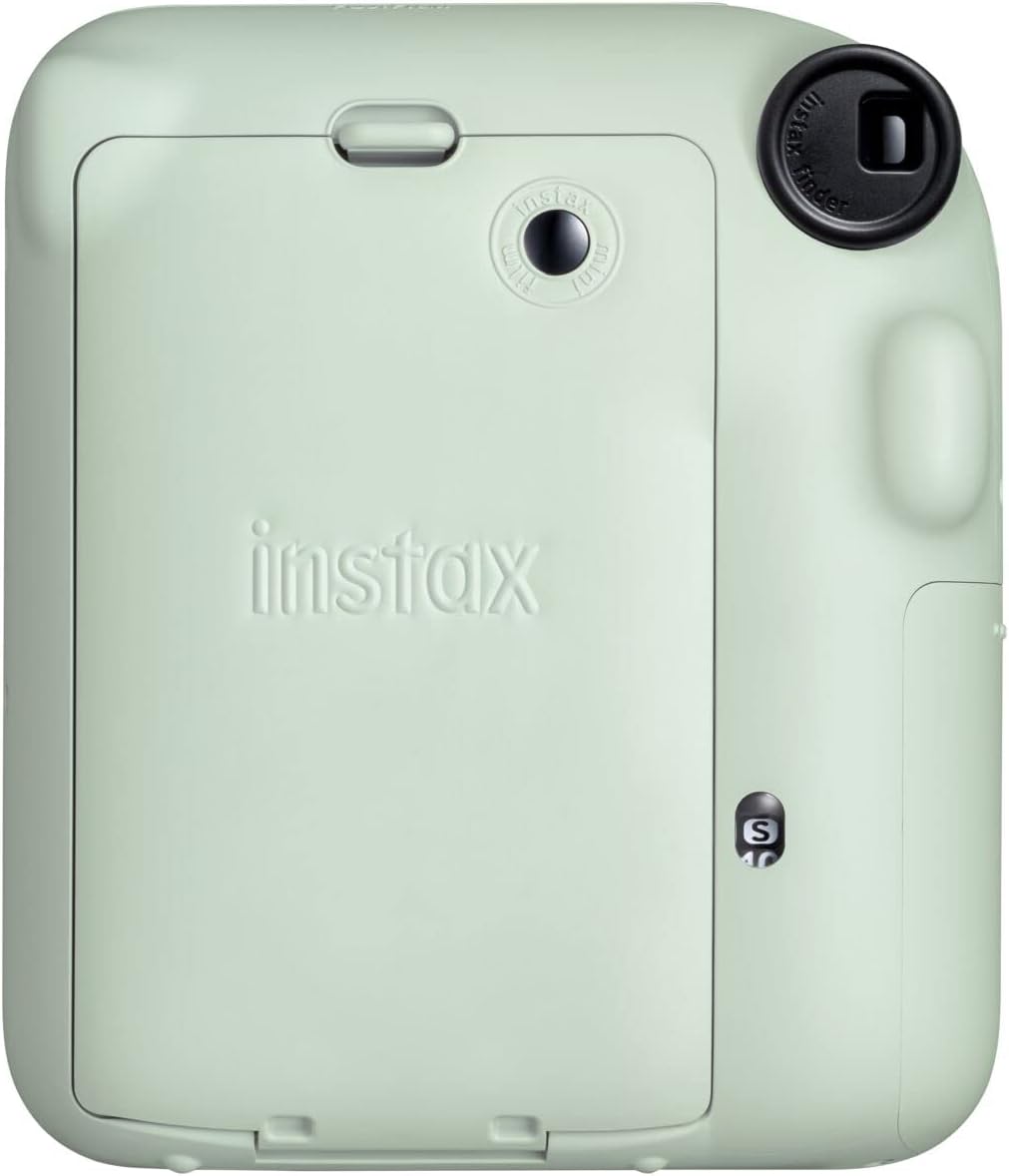 Fujifilm Cámara de película instantánea Instax Mini 12 (verde menta) + película instantánea Fuji Instax Mini – 40 hojas + paquete de regalo de
