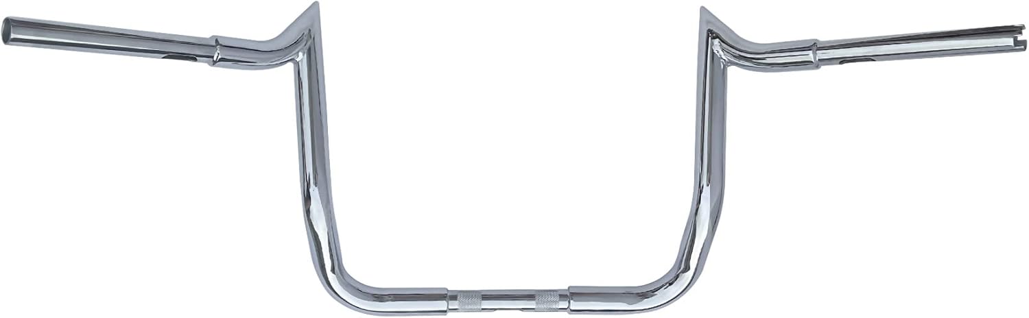 Manillar de motocicleta de 12 pulgadas para Harley Touring Chrome