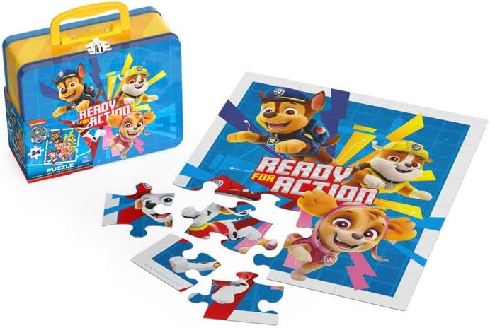 Paw Patrol Paquete de mochila preescolar para niños pequeños  Mochila Mini Paw Patrol de 11 pulgadas con mini lonchera Paw Patrol Lata de actividad