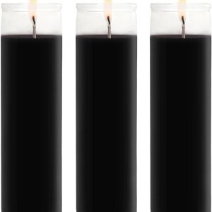 JHENG Vela de cristal de oración devocional de 7 días sin perfume, velas de cera prémium de 2 x 8 pulgadas, ideal para santuario, vigilias, JHENG Vela de cristal de oración devocional de 7 días sin perfume, velas de cera prémium de 2 x 8 pulgadas, ideal para santuario, vigilias,