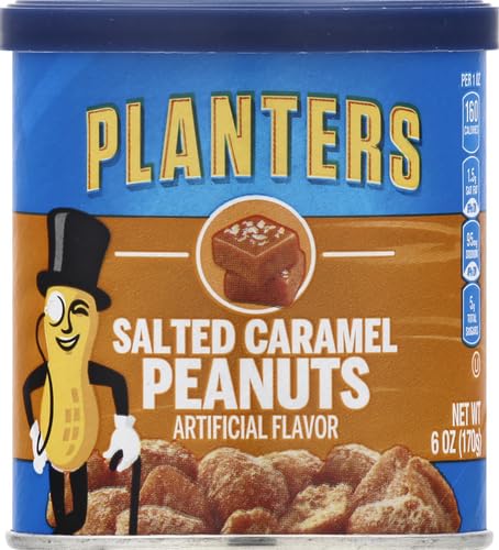 Planters Cacahuetes, caramelo salado Bolsa, 6 onzas