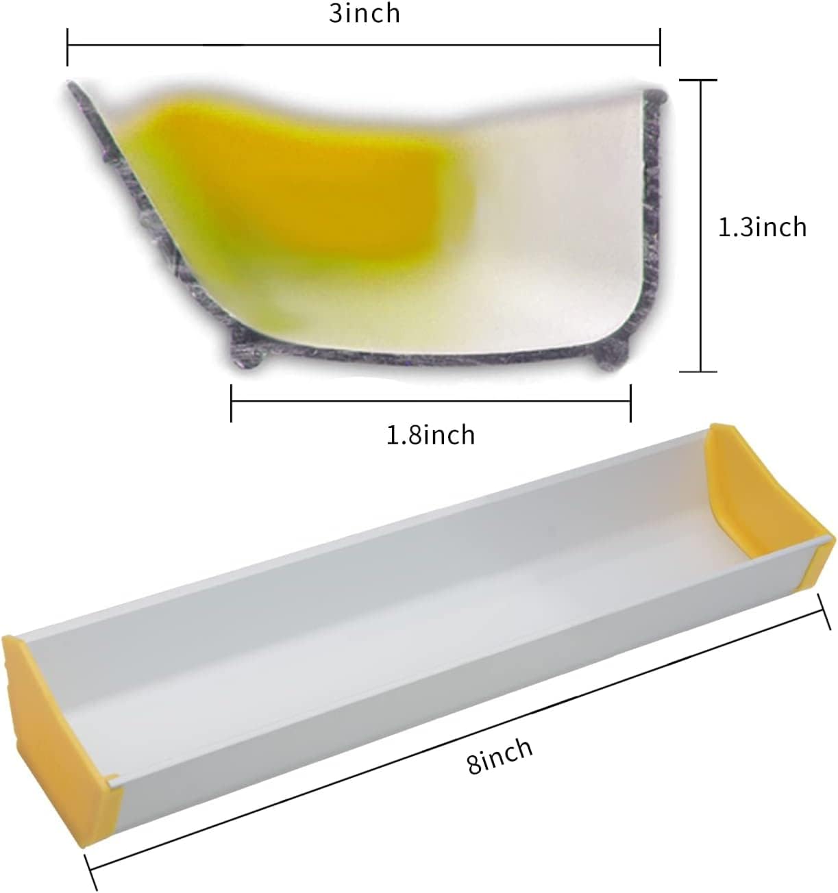 8″ serigrafía de impresión de aluminio emulsión Scoop Coater Herramientas Materiales (8″)