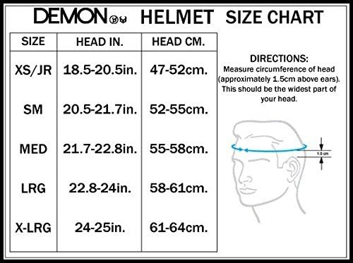 Demon United Phantom – Casco con audio y lentes para nieve Supra