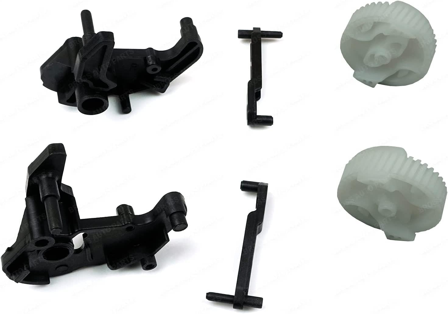 VALEA Kit de reparación de engranajes de bloqueo de puerta 51217202143 para B.M.W 1 3 5 X5 X6 Z4 E90 E91 E92 E93 izquierda y derecha