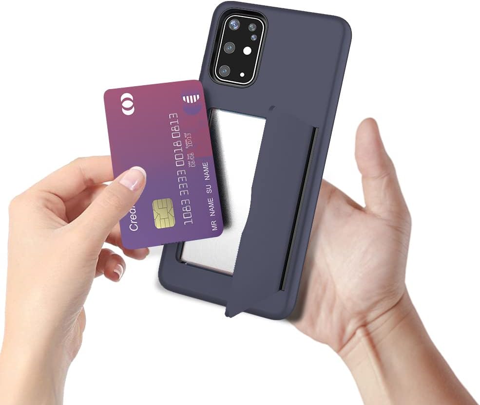 Asuwish Funda de teléfono para Samsung Galaxy A51 5GA 51 5G UW Verizon con protector de pantalla de vidrio templado y soporte para tarjetas,