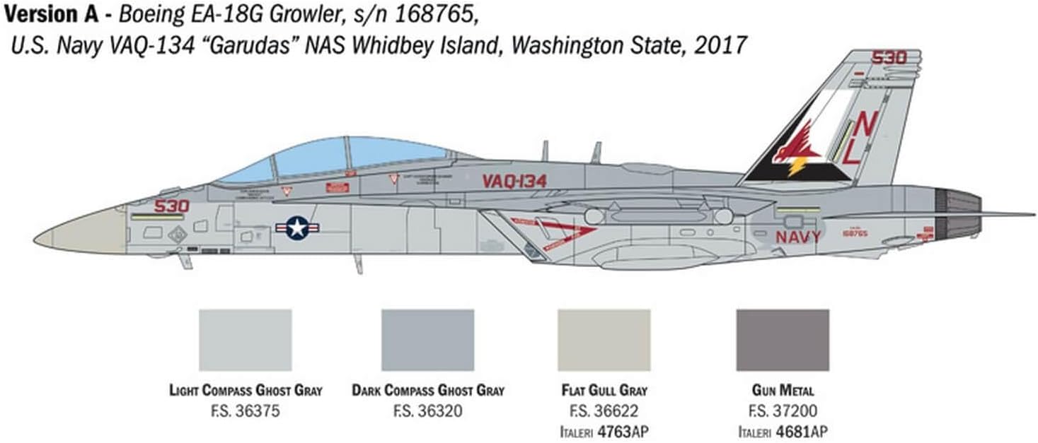 Italeri 2824 EA-18G Growler 148 Kit de modelo de plástico
