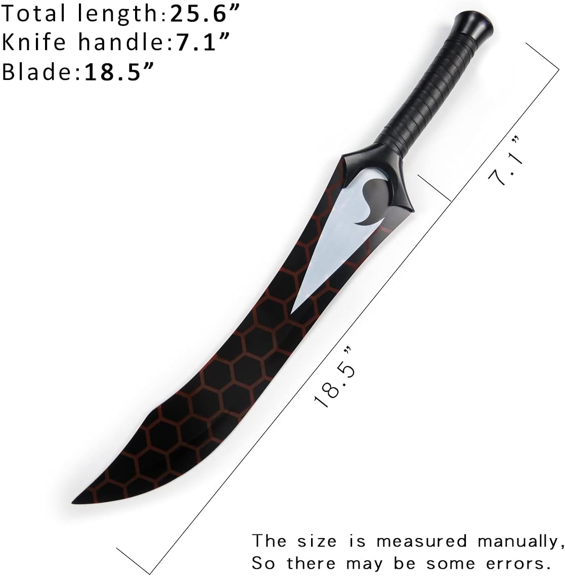 Singme Comic Para anime FateStay Night.Emiya Shirou Cosplay Sword.Juguetes de arma. Longitud total 25.6 pulgadas