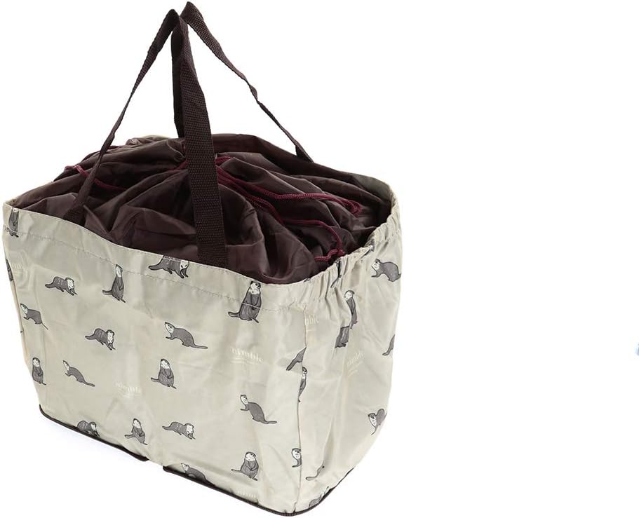 Bolso de compras reutilizable medio ligero de nylon compacto de los bolsos de compras del ultramarinos