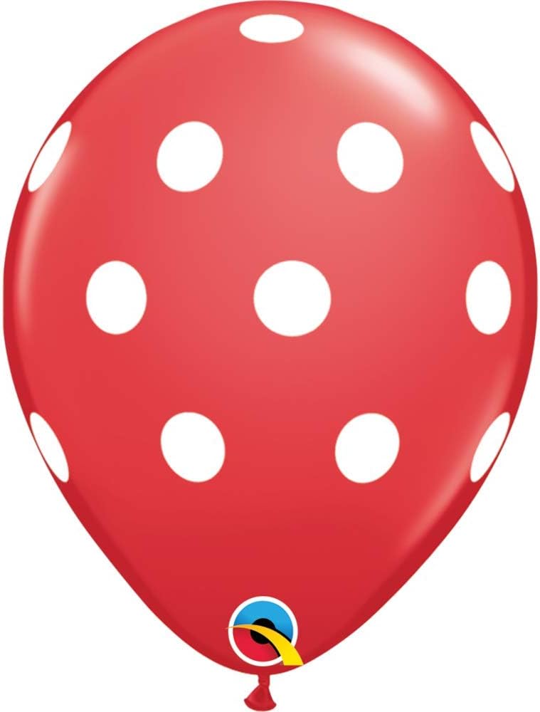 Qualatex Globos de látex, 11 pulgadas, rojo