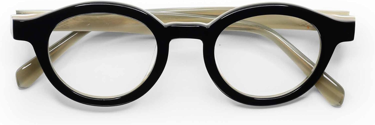 eyebobs – Fiesta de TV  Gafas de lectura prémium para hombres y mujeres  Marco redondo para caras promedio  Disponible en 0.0x – 4.0x