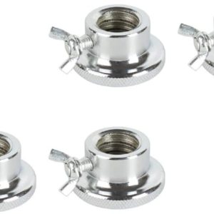 BESPORTBLE 4 unidades de doble riesgo, tuercas hexagonales, tuercas hexagonales, collar de bloqueo hexagonal, abrazadera de barra, collares de BESPORTBLE 4 unidades de doble riesgo, tuercas hexagonales, tuercas hexagonales, collar de bloqueo hexagonal, abrazadera de barra, collares de