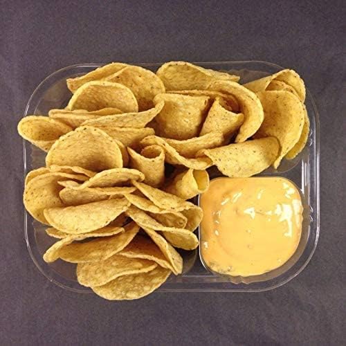 100 bandejas de plástico desechables para nachos, grandes de 6.5 x 5  20 onzas, contenedor de chips de comida de carnaval a granel, bandejas de