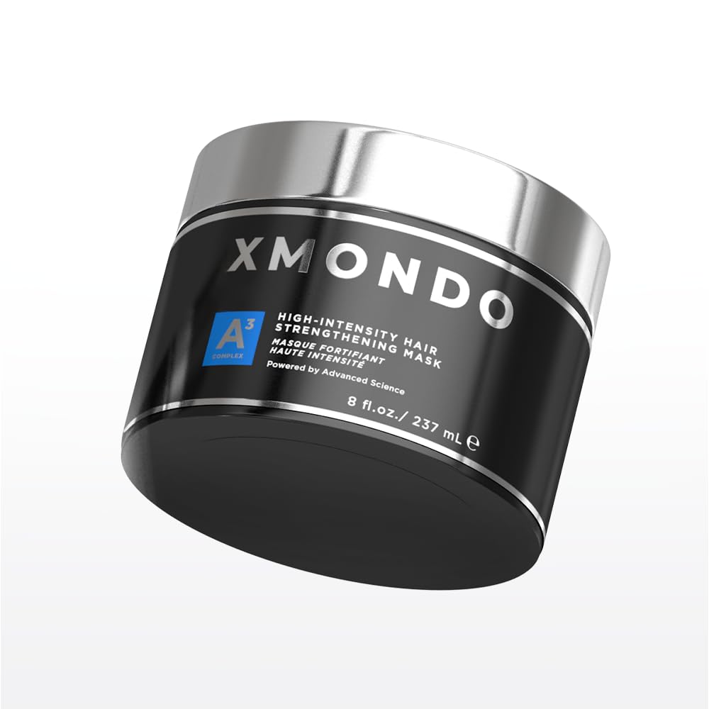 XMONDO Hair A3 Complex Máscara fortalecedora del cabello de alta intensidad  Fórmula vegana de biollagen y amaranto, mezcla de aminoácidos