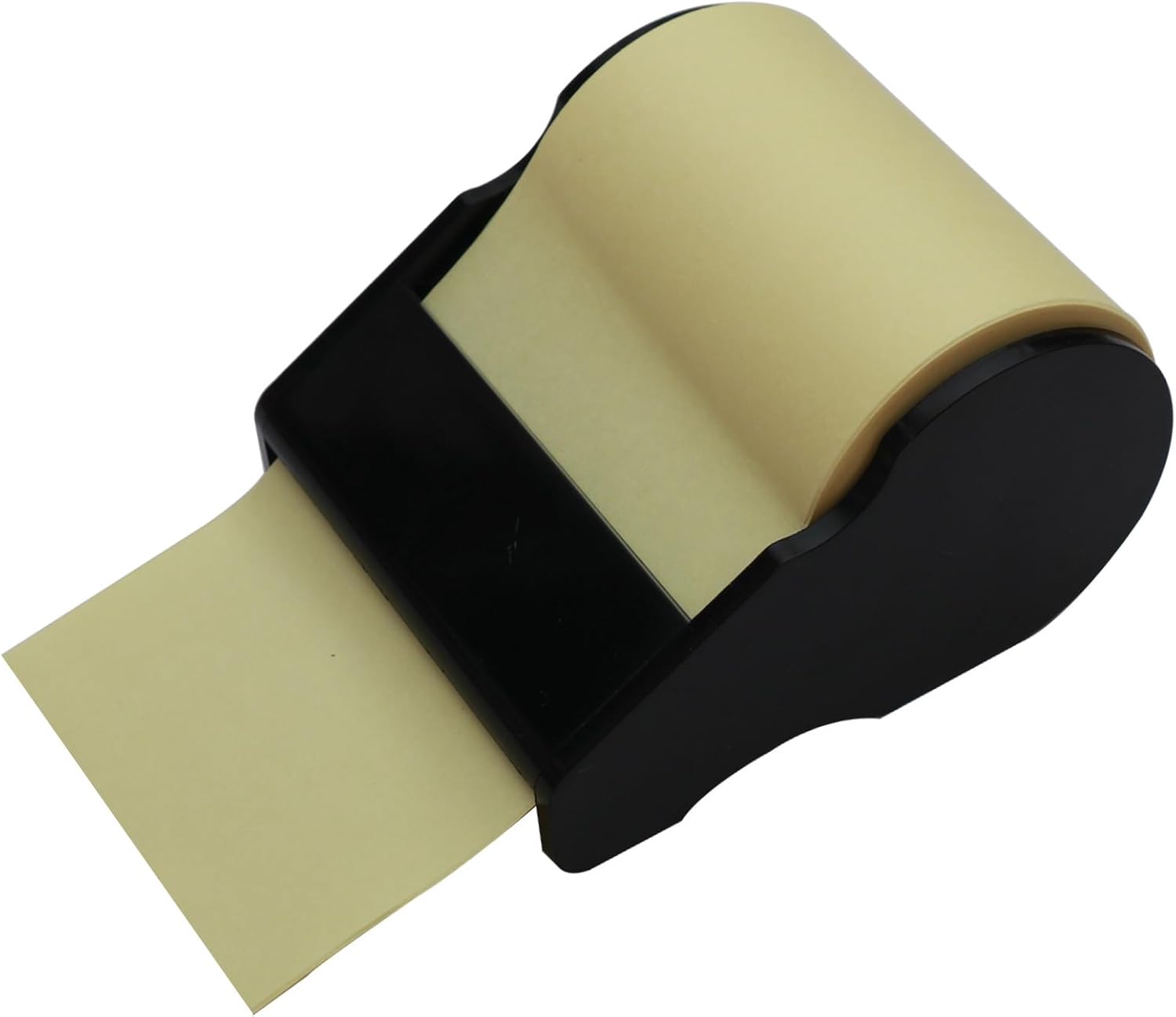 Rollo de notas adhesivas completas, notas autoadhesivas con dispensador, 1 rollopaquete, ancho x largo 2.28 x 393.7 pulgadas (amarillo)