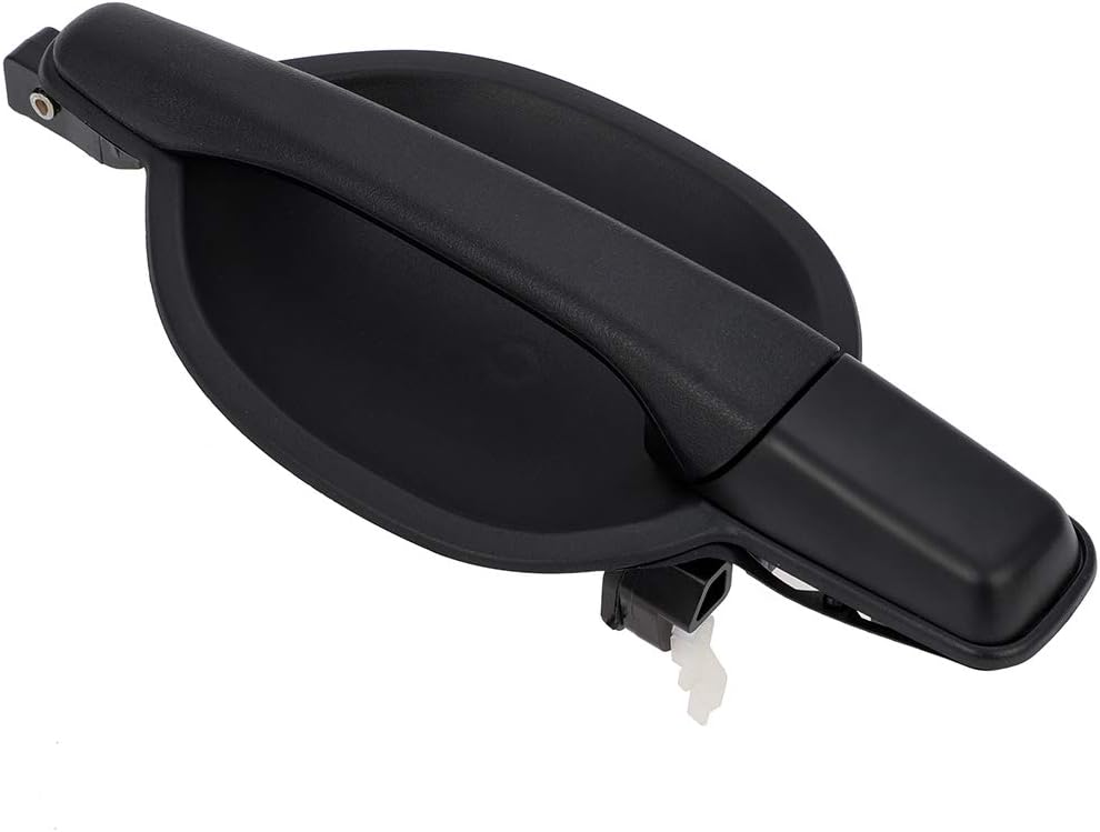 OCPTY Manija de puerta exterior del pasajero trasero derecho reemplazo 2004-2011 para Mitsubishi Endeavor manija de puerta exterior textura negro (1