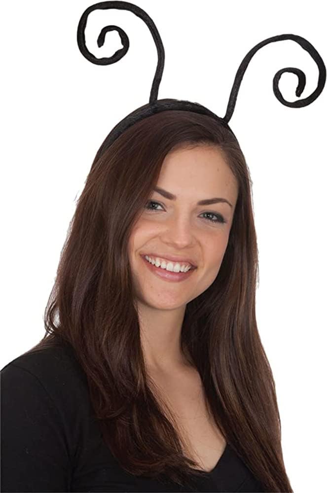 Diadema de antena de hormigas para niños, disfraz de abeja y mariposa para niñas y mujeres, disfraz de perro de Halloween