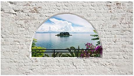 artgeist Mural de pared premium Mar 197 x 110 pulgadas, papel tapiz no tejido, decoración de pared de vellón, impresión fotográfica, diseño de
