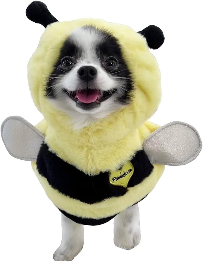 Pandaloon Disfraz para mascotas, como se ve en Shark Tank, patentado, divertido disfraz con brazos para perros y gatos pequeños y medianos (abeja,
