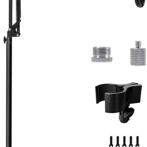 Soporte de micrófono de piso para Blue Yeti, Yeti Nano, Snowball, HyperX QuadCast y más micrófono, soporte de brazo de suspensión ajustable con Soporte de micrófono de piso para Blue Yeti, Yeti Nano, Snowball, HyperX QuadCast y más micrófono, soporte de brazo de suspensión ajustable con