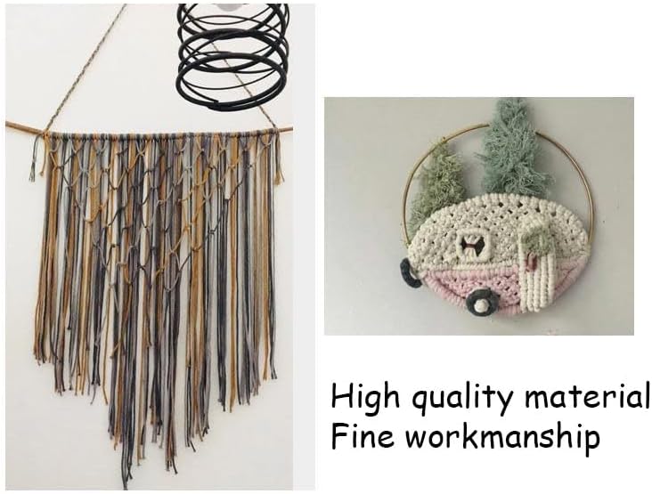 Yeehanddraft – Cordel de yute natural de 164328 pies, cuerda de regalo para manualidades, cuerda de embalaje duradera
