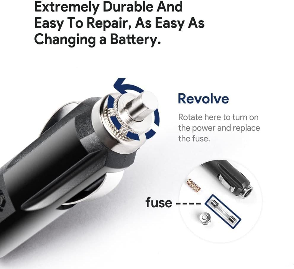 Guy-Tech Adaptador de CC para automóvil compatible con Start-it de 400 amperios Jump-Start inalámbrico recargable para vehículo, barco, RV, enchufe
