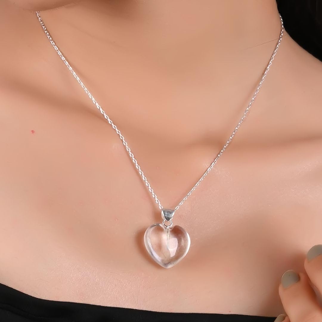 Heart Pendant Necklace, Natural Rhodochrosite Necklace, Pink Heart Necklace, Rhodochrosite Jewelry, Everyday Wear, 925 Silver 16+2 inch Adjustable