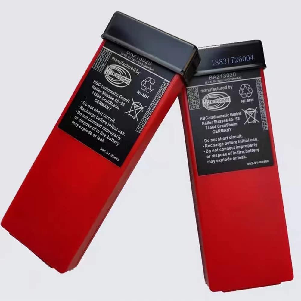 BA213020 BA213020 6V 2100mAh Batería recargable Ni-Mh Batería radiomática HBC BA213020 BA214061 FUB10AA para grúa HBC Control remoto Bomba Batería