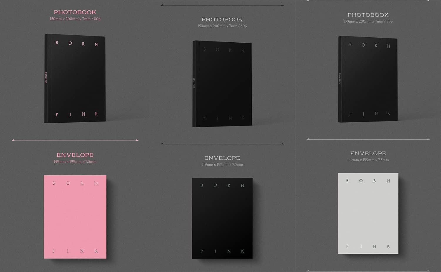 Dreamus Black Pink – BORN PINK Box Set Version 2nd Album + Folded Poster Korean Edition (PINK Ver.), YGP0181