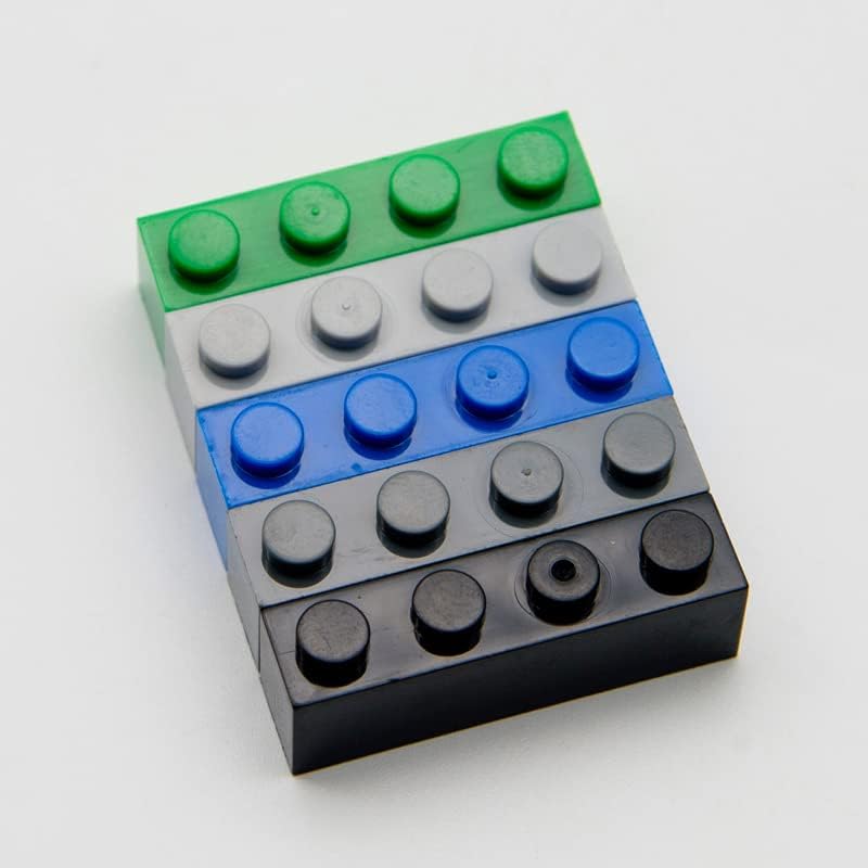 Bloque de ladrillo clásico a granel, ladrillos blancos 1×4, ladrillos de construcción planos 100 piezas, compatible con piezas y piezas de Lego
