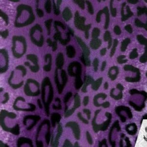 Velboa FauxFake Fur Leopard Purple Black White Fabric by The Yard Velboa FauxFake Fur Leopard Purple Black White Fabric by The Yard