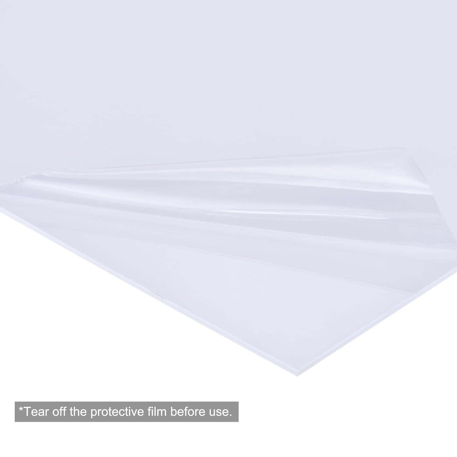 MECCANIXITY Hoja de plástico ABS blanco de 10 x 8 x 0.06 pulgadas para modelo de construcción, manualidades de bricolaje, panel, paquete de 4