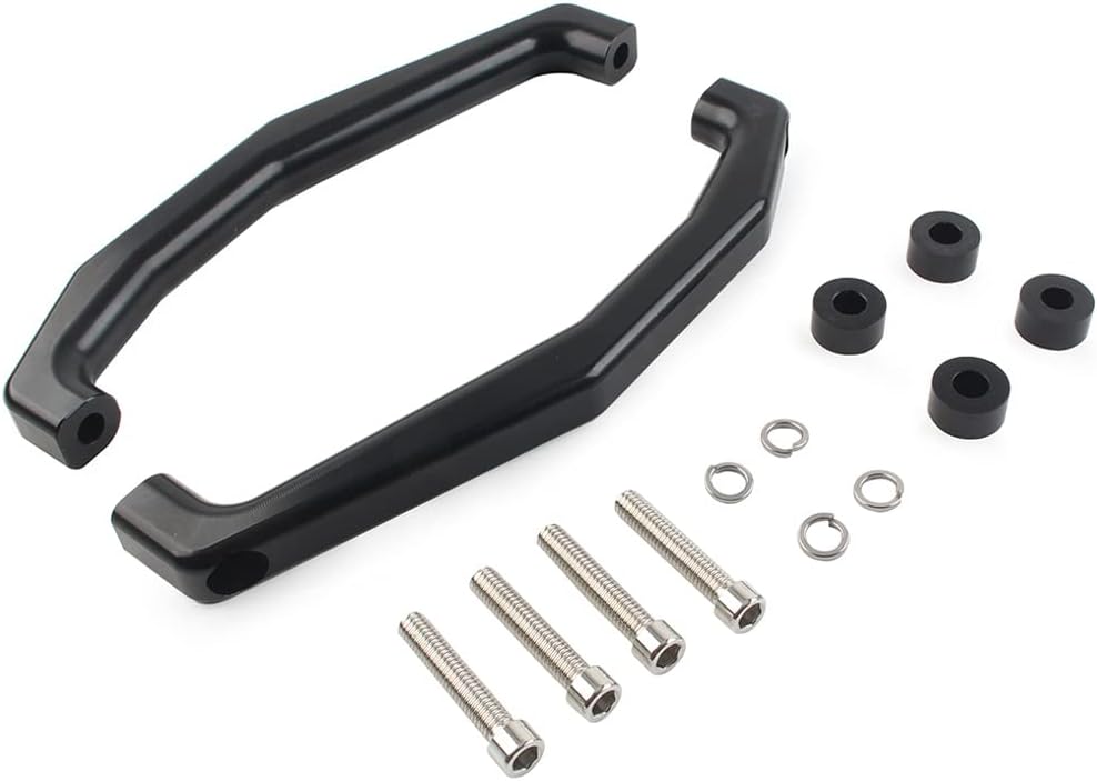 Zhisheng – Reposabrazos trasero de motocicleta, mango de agarre de aleación de aluminio, mango de agarre para montar en motocicleta, reposabrazos