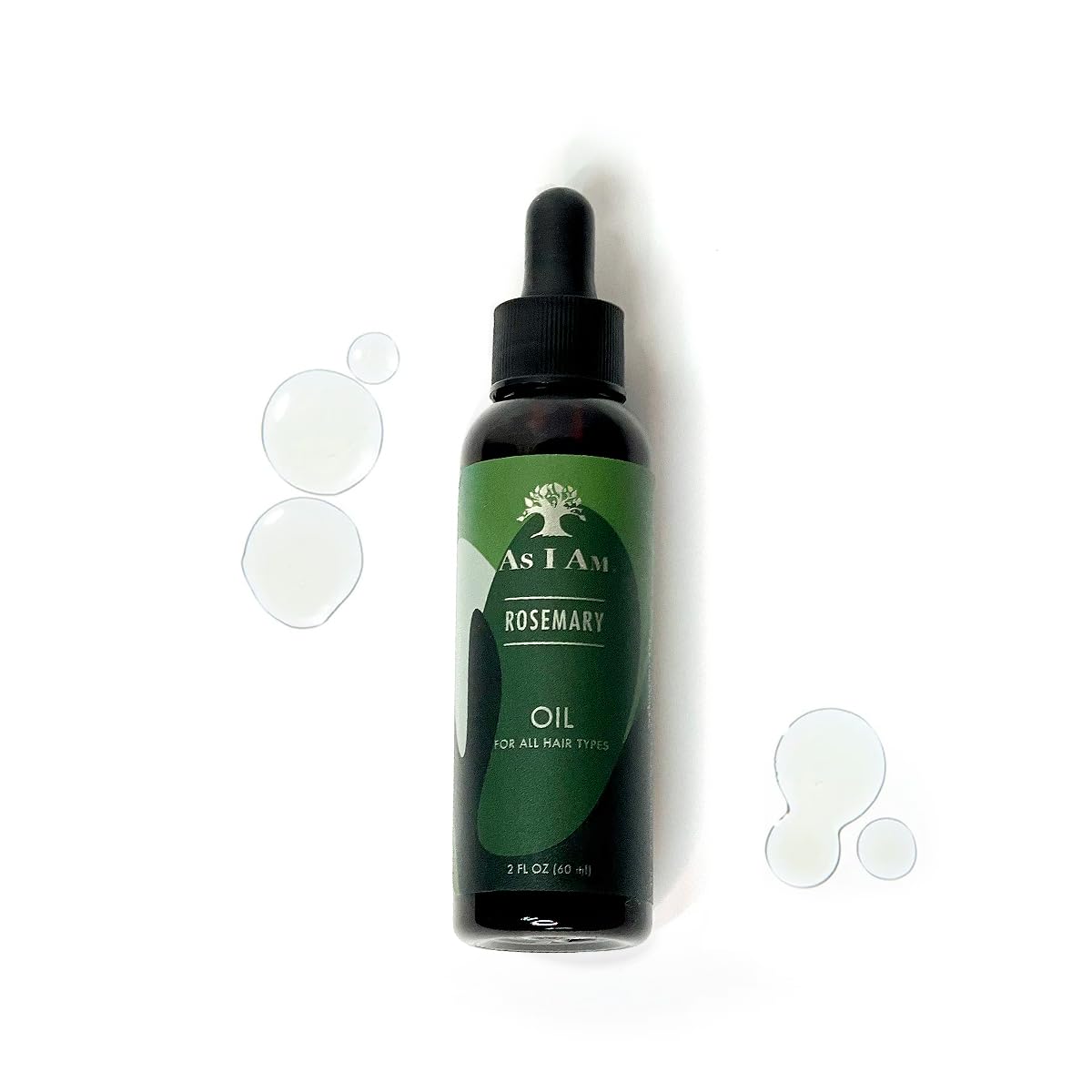 As I Am Aceite de romero para el crecimiento del cabello, 2 onzas, con melatonina y biotina, vegano y libre de crueldad