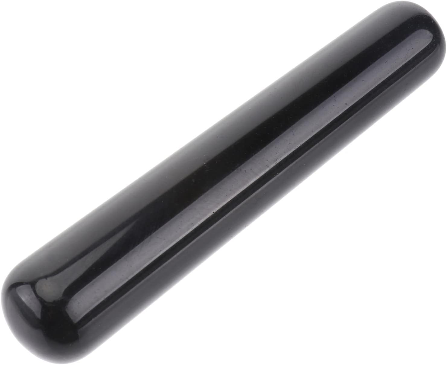 Rodillo de masaje Spa Herramientas de masaje Reflexología tradicional Pie Gua Raspado Relax Black Stick Sha Obsidiana Masaje tailandés Fascitis