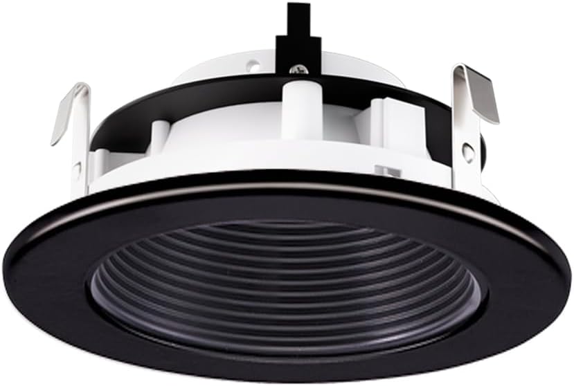 Elco iluminación el1493bb 4″ bajo voltaje ajustable Paso Deflector recortar