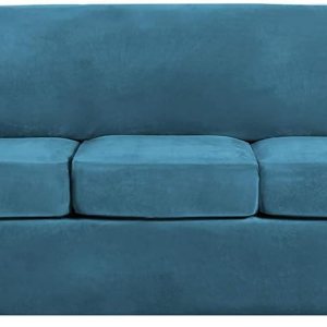 HAOYONG Fundas de terciopelo para sofá de alta elasticidad, fundas de cojín separadas para sofá de sala de estar, fundas de sofá de 4 piezas para HAOYONG Fundas de terciopelo para sofá de alta elasticidad, fundas de cojín separadas para sofá de sala de estar, fundas de sofá de 4 piezas para