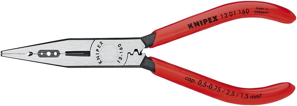 KNIPEX Alicates para electricistas 4 en 1 – Cable métrico