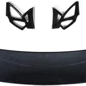 Carbon Painting Spoiler, Compatible for Cerato GT 2019 20 21 22 Type V ABS Plastic Forte Sport K3 Car Rear Trunk Wing Accessories (Color Carbon Carbon Painting Spoiler, Compatible for Cerato GT 2019 20 21 22 Type V ABS Plastic Forte Sport K3 Car Rear Trunk Wing Accessories (Color Carbon