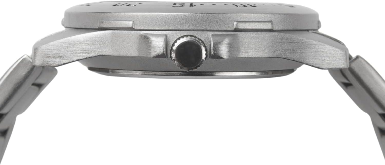 Reloj deportivo de acero para hombre del ejército de EE. UU. AnoChrome con correa de acero