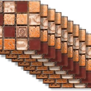 Hixingo 10 papel tapiz impermeable para despegar y pegar, azulejos de PVC para despegar y pegar, paneles decorativos de pared para cocina, baño (30 Hixingo 10 papel tapiz impermeable para despegar y pegar, azulejos de PVC para despegar y pegar, paneles decorativos de pared para cocina, baño (30