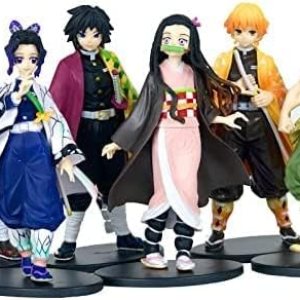 6 piezas de juguete Dé.mon Slayer, figuras de Dé.mon Slayer, figura de acción de Dé.mon Slayer, figura de Tanjirò Kamadò, figura de acción Tanjirò 6 piezas de juguete Dé.mon Slayer, figuras de Dé.mon Slayer, figura de acción de Dé.mon Slayer, figura de Tanjirò Kamadò, figura de acción Tanjirò