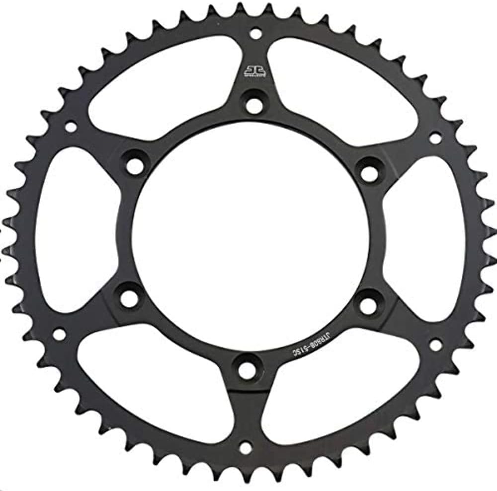 JT Sprockets JTR808.51SC – Piñón trasero de acero ligero (51 dientes, autolimpiante)