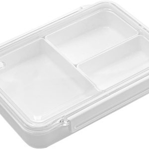 Lonchera dividida, 3 compartimentos para preparar comidas para niños y adultos, contenedores de almacenamiento de alimentos para la escuela, Lonchera dividida, 3 compartimentos para preparar comidas para niños y adultos, contenedores de almacenamiento de alimentos para la escuela,