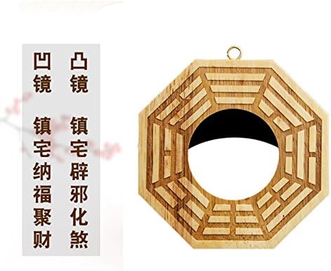 Better us Chino Feng Shui madera Bagua espejo 6 pulgadas Fengshui ba gua Espejos (Cóncavo)