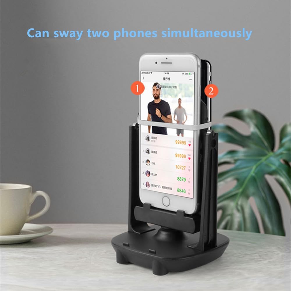 Dispositivo de oscilación para teléfono, accesorios de contador de pasos, compatible con podómetro de teléfono celular, alimentado por USB,