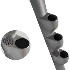 GlowShift Cápsula de calibre triple gris compatible con Dodge Ram Cummins 1500 2500 3500 1998-2002 – Recorte de altavoz de pilar A – Color de GlowShift Cápsula de calibre triple gris compatible con Dodge Ram Cummins 1500 2500 3500 1998-2002 – Recorte de altavoz de pilar A – Color de