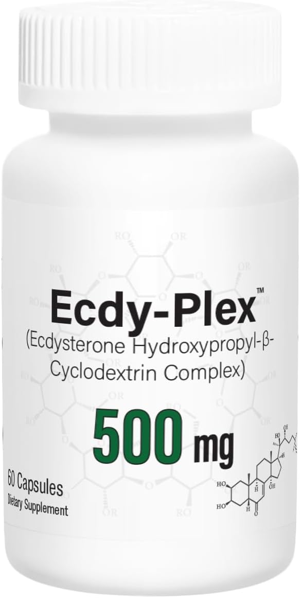 Gorilla Mind Ecdysterone – Complejado con hidroxipropil–ciclodextrina para una biodisponibilidad mejorada (500 mg x 60 cápsulas)