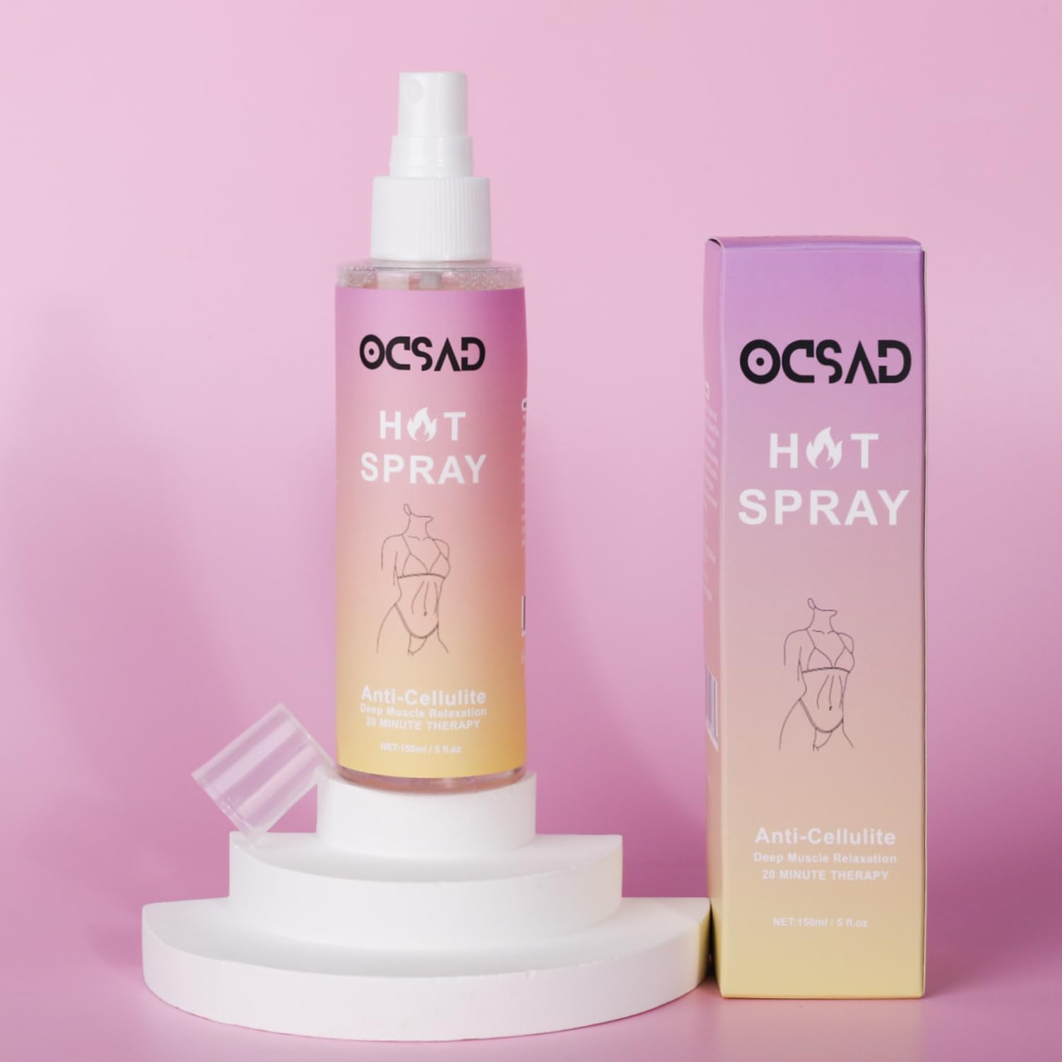Espray anti orgánico natural de las celulitis de la pérdida de peso de la quemadora