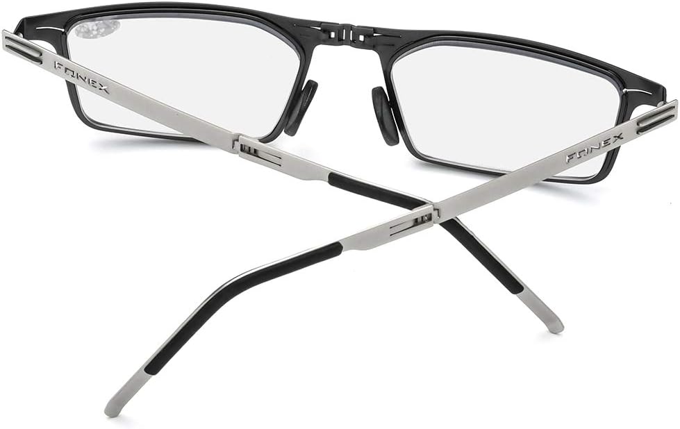 Gafas de lectura plegables grises fotocromáticas, lectores anti rayos de bloqueo de luz azul con magnificatina LH015